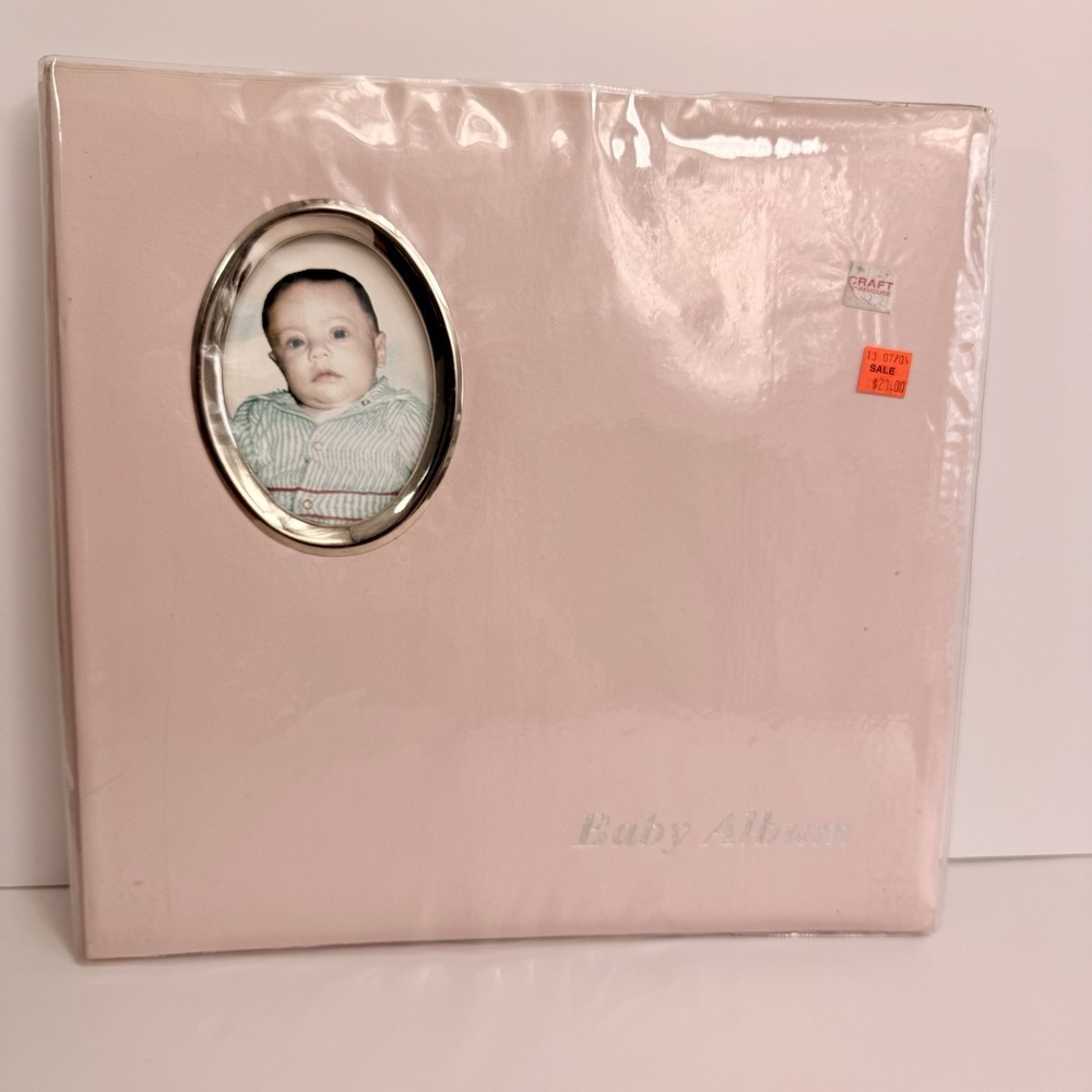 Pioneer Deluxe EZ-Load 12x12 Baby Memory Book Pink Scrapbook Album New Sealed‎